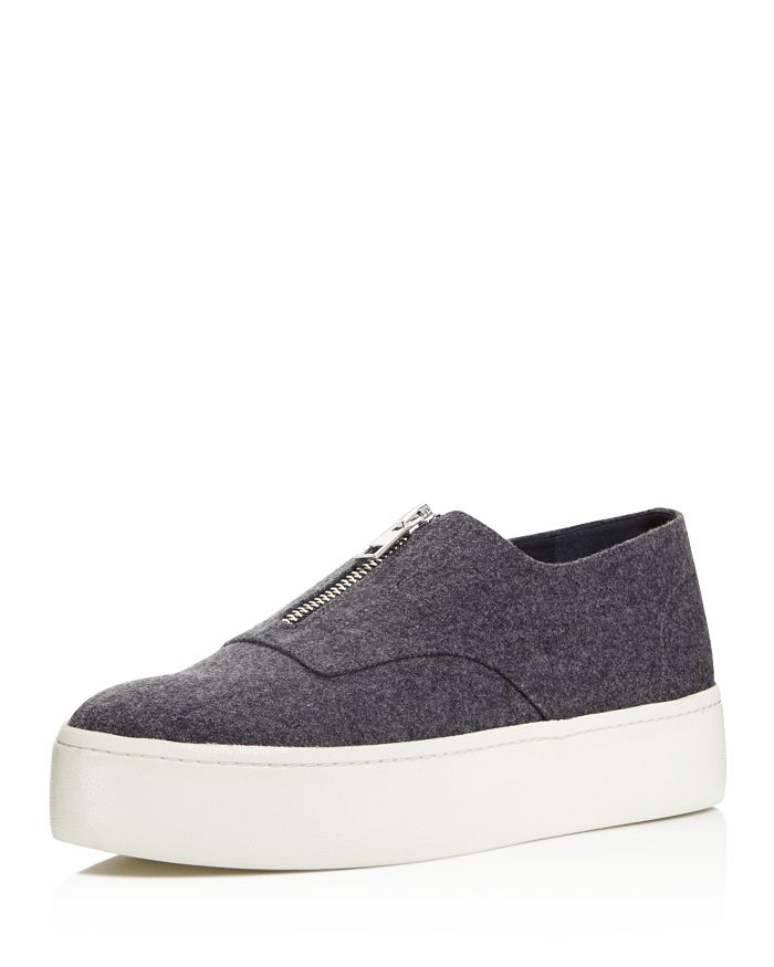 Vince warner zip sales suede platform sneakers