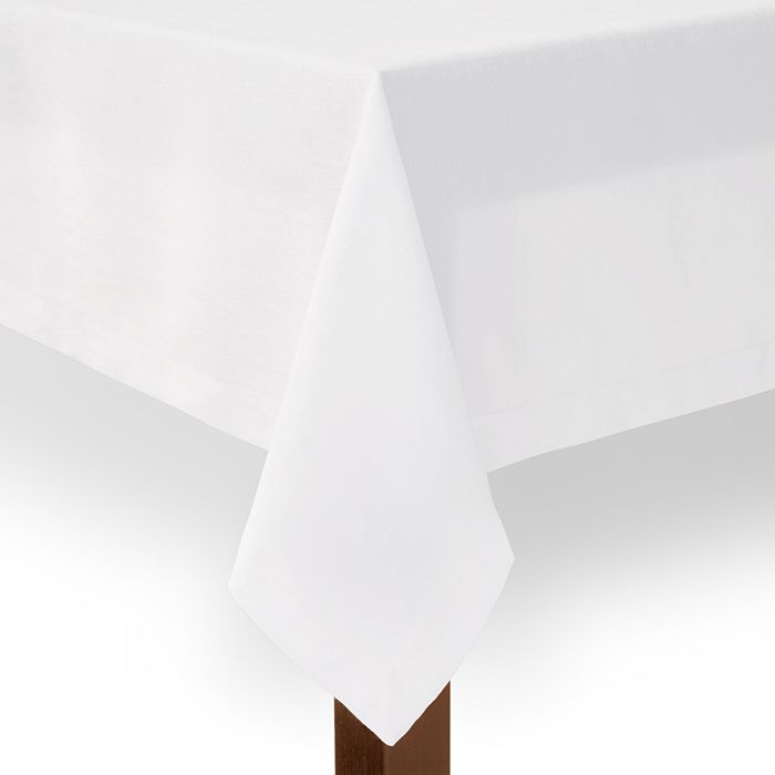 Mode Living Lisbon Tablecloth, 54 X 72 In White
