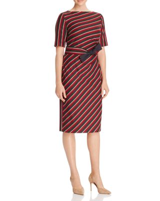 Palato Asymmetric Stripe Dress