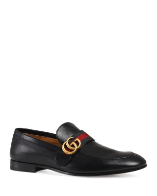 gucci donnie web leather loafer