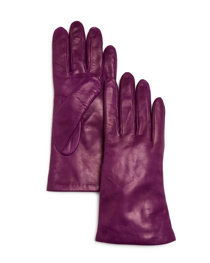 Bloomingdale's Cashmere Lined Leather Gloves 100 Exclusive