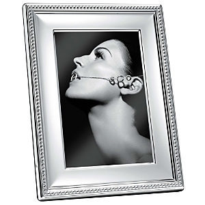 Christofle Perles Frame, 7 X 9.5 In Silver