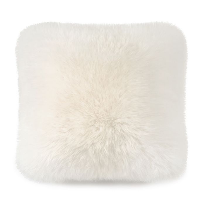 Shop Ugg Sheepskin Decorative Pillow, 18 X 18 In Natural