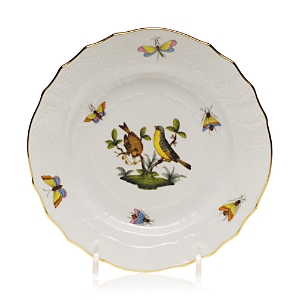 Herend Rothschild Bird Bread & Butter Plate In Motif 07