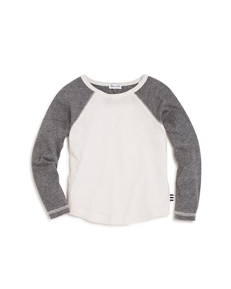 Splendid Boys' Two-tone Raglan Tee - Little Kid In Off White