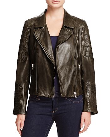 BB DAKOTA BB DAKOTA Heely Leather Moto Jacket | Bloomingdale's