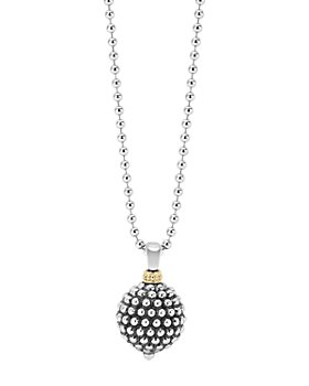 LAGOS - Sterling Silver Caviar Ball Pendant Necklace, 34"