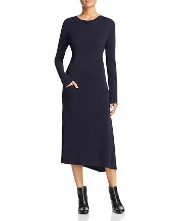 DKNY Asymmetric Midi Dress | Bloomingdale's