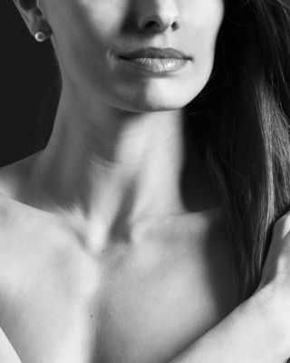 Sterling Silver Luna Fluted Button Post Cultured Pearl Earrings, 8mm