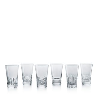 NEUF Lot Baccarat de 6 Highball 5 1/2 Fabriqué en France