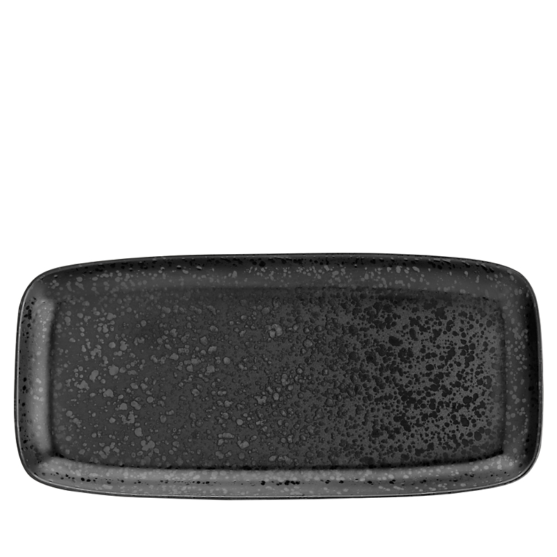 L'objet Alchimie Black Large Rectangular Platter In Black