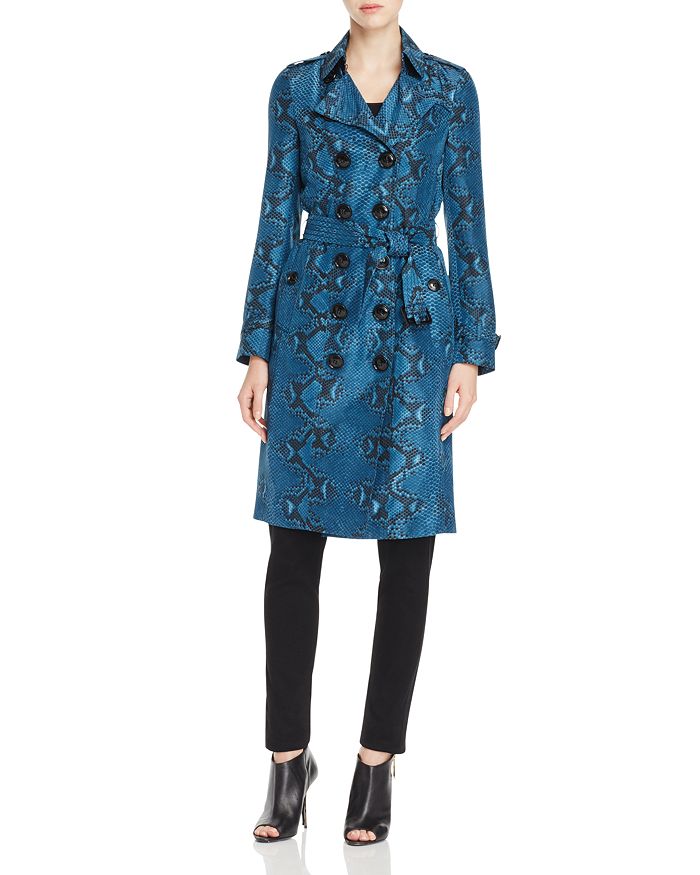 Burberry silk cheap trench dress