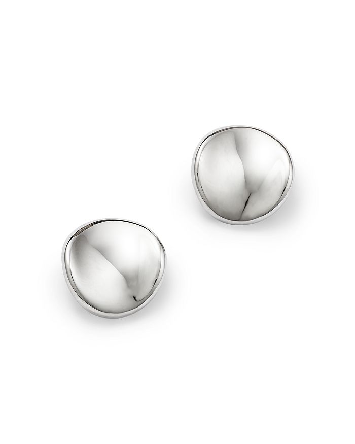 Bloomingdale's 14k White Gold Disk Stud Earrings - 100% Exclusive