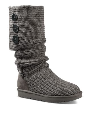 knitted ugg style boots