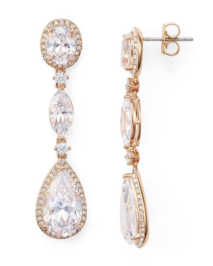 Nadri rose gold earrings online