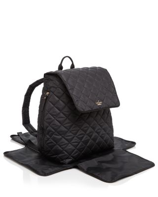Kate Spade Ridge Street New York Torrence Quilted Black Backpack w/ changing pad Kate Spade New York Staci Dome Medium Leather Backpack Bag  main image 4