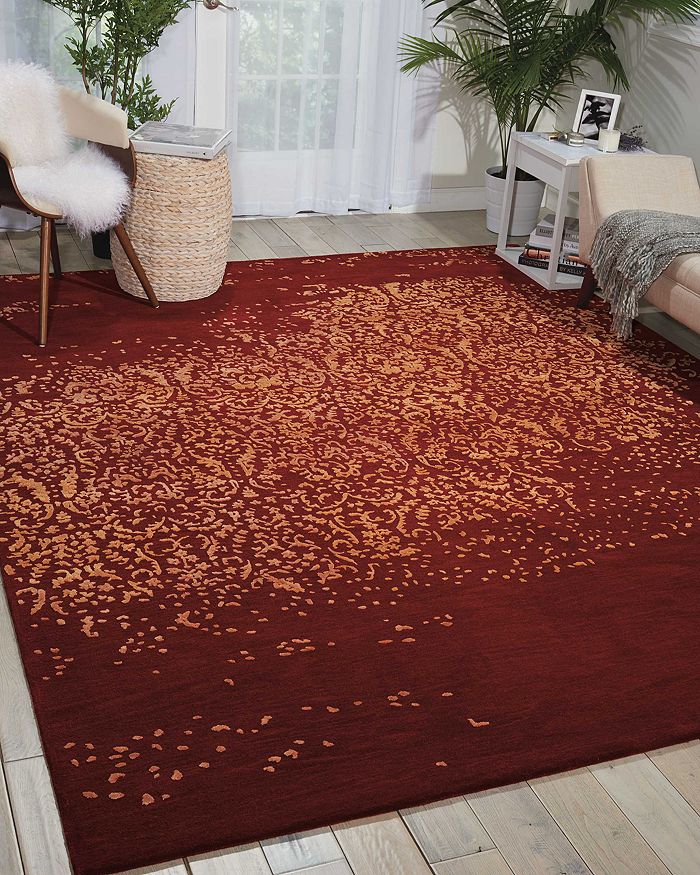 Nourison Opaline Opa08 Rug, 3'9 X 5'9 In Fire