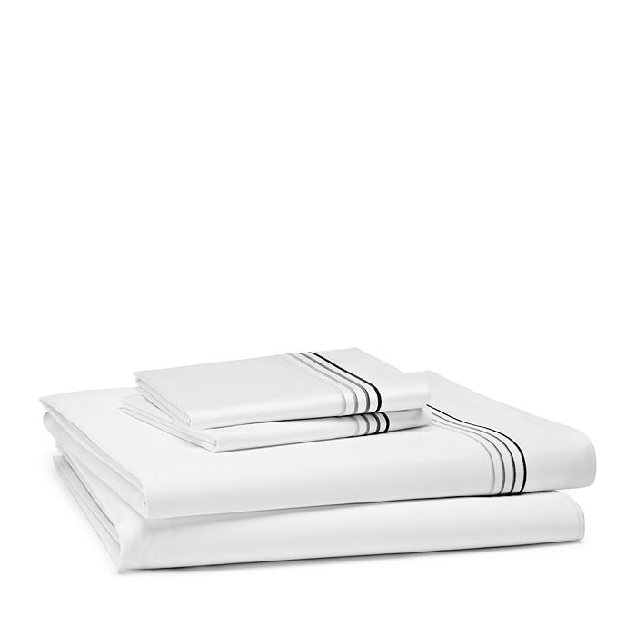 Frette Cruise Sheet Set, California King - Exclusive In White/grey