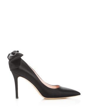 sjp lucille satin bow pump