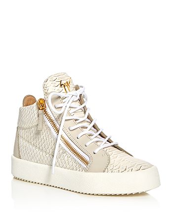 Toxic Embassy The alps Giuseppe Zanotti May London Snake-Print High Top Sneakers | Bloomingdale's