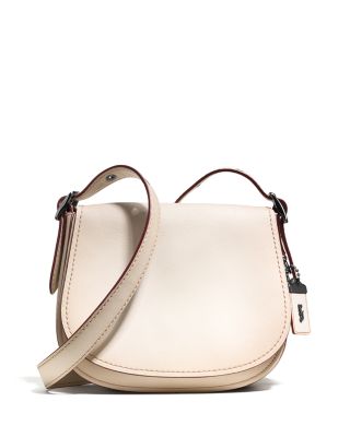 Coach glovetanned saddle bag sale