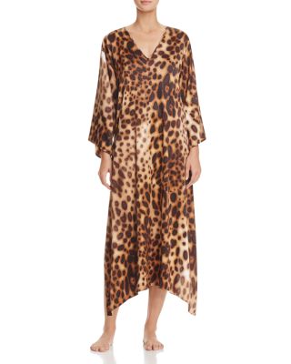 leopard print caftan