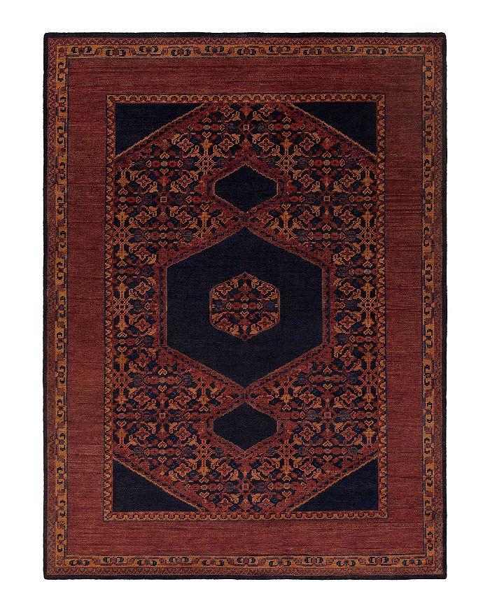 Surya Haven Area Rug, 8' X 11' In Eggplant/ Burgundy/ Cherry/ Navy
