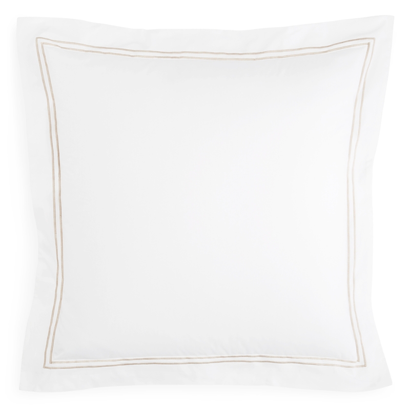 Sferra Grande Hotel Euro Sham In White/taupe