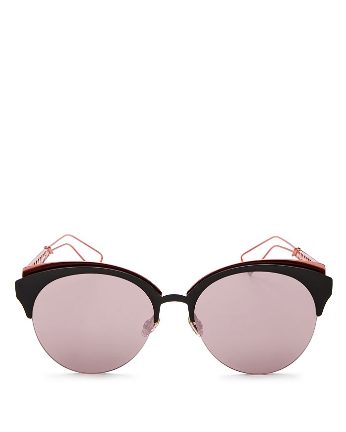 Dior mirrored round sunglasses cheap