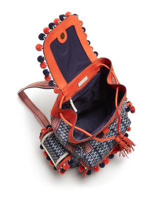 Tory Burch Scout Pom-Pom Backpack | Bloomingdale display picture 2