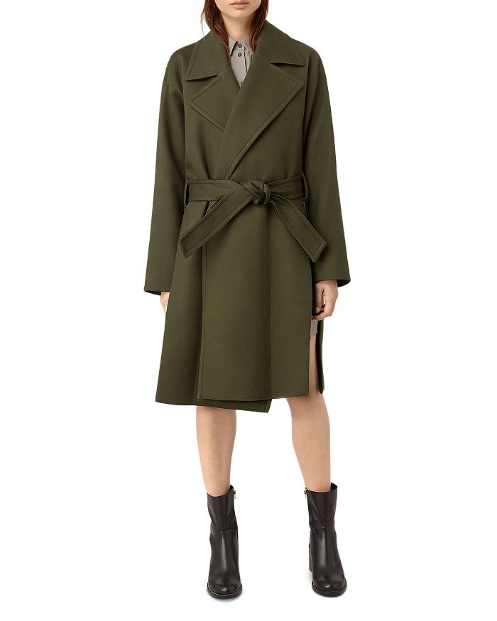 ALLSAINTS Indira Penza Twill Coat Bloomingdale s