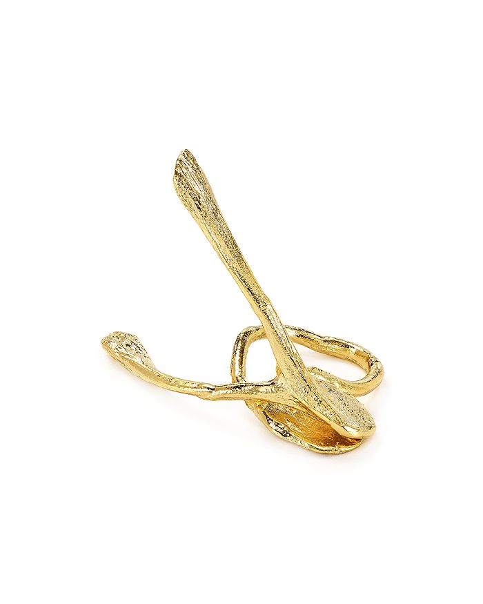 Alexandra Koumba Wishbone Ring In Gold