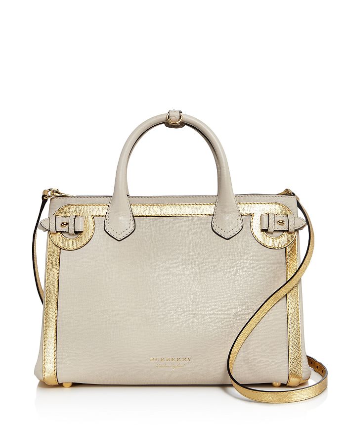 Burberry banner hotsell medium leather satchel