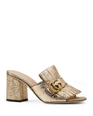 gucci marmont slide sandals