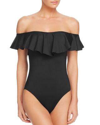 Trina Turk - Gypsy Off-The-Shoulder One Piece Swim Suit