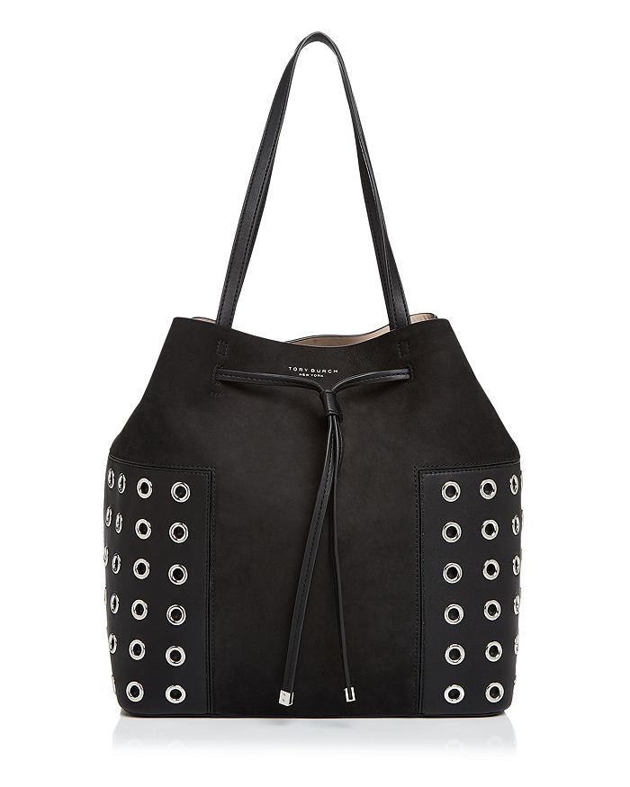 Tory burch block deals t drawstring tote