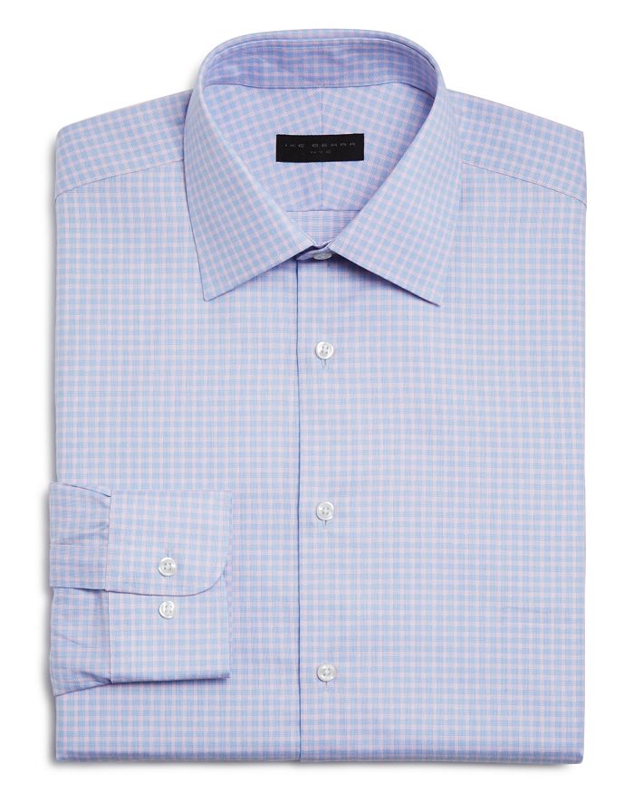 Ike Behar Small Gingham Check Regular Fit Dress Shirt | Bloomingdale's