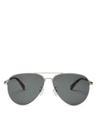 TOMS Sunglasses - Maverick Aviator - Silver Metal and Walnut Temples TOMS Maverick 301 Aviator Sunglasses | eBay main image 4