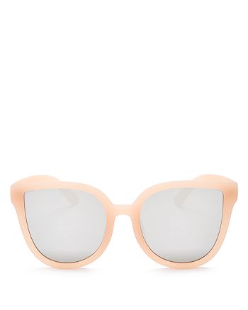 Quay - Women's Paradiso Mirrored Oversized Cat Eye Sunglasses, 57mm