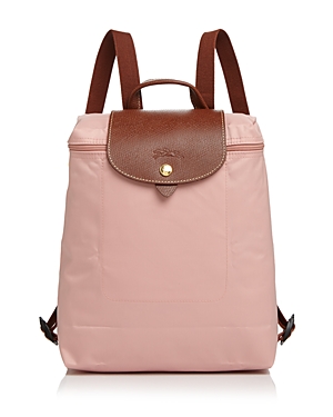Longchamp 'le Pliage' Backpack - Pink In Pinky/gold