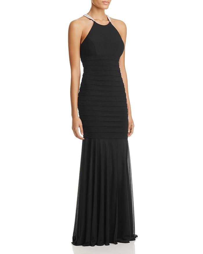 AQUA Embellished Banded Gown - 100% Exclusive | Bloomingdale's
