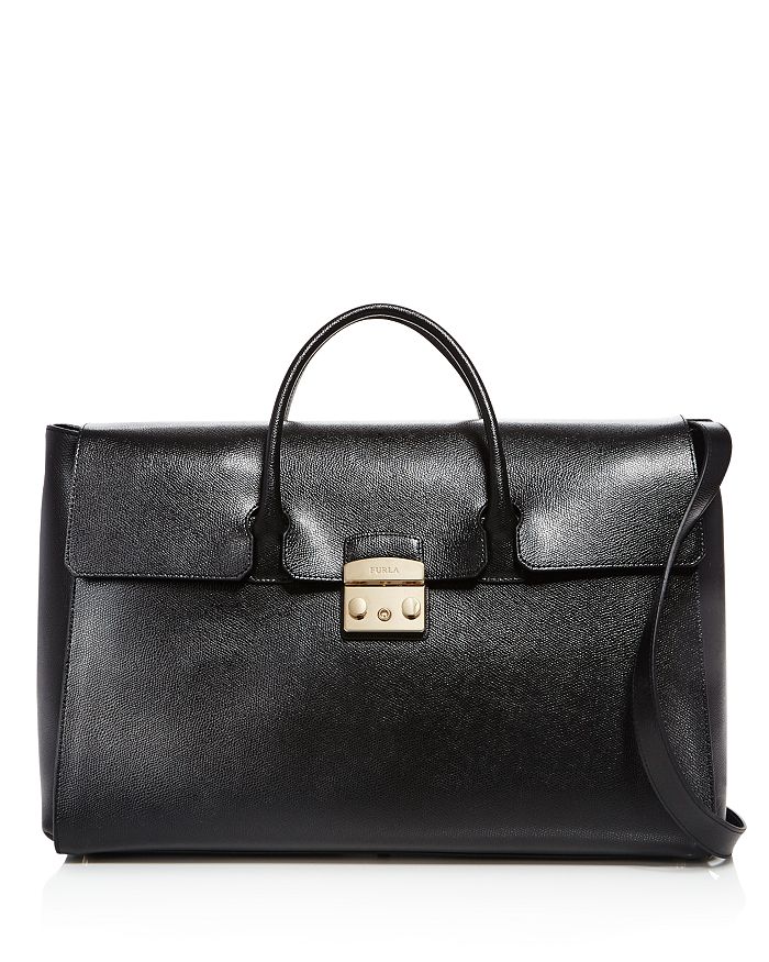 Furla Alice Top Handle Handbag, Women's, Size: Large, Black
