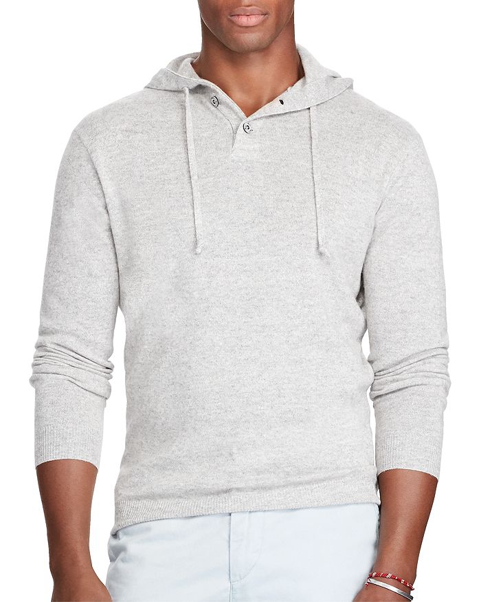 Polo Ralph Lauren Cashmere Linen Hoodie Sweater | Bloomingdale's