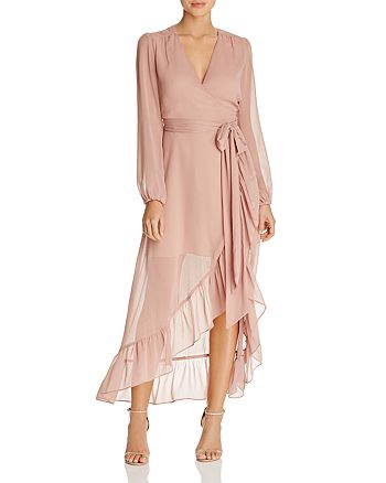 WAYF Only You Ruffle Wrap Dress - 100% Exclusive | Bloomingdale's