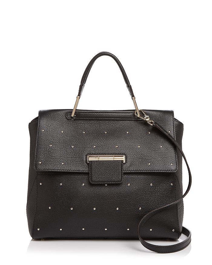 Furla Artesia Studded Leather Satchel Bloomingdale s