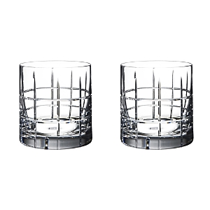 Orrefors Street Double Old Fashioned Pair