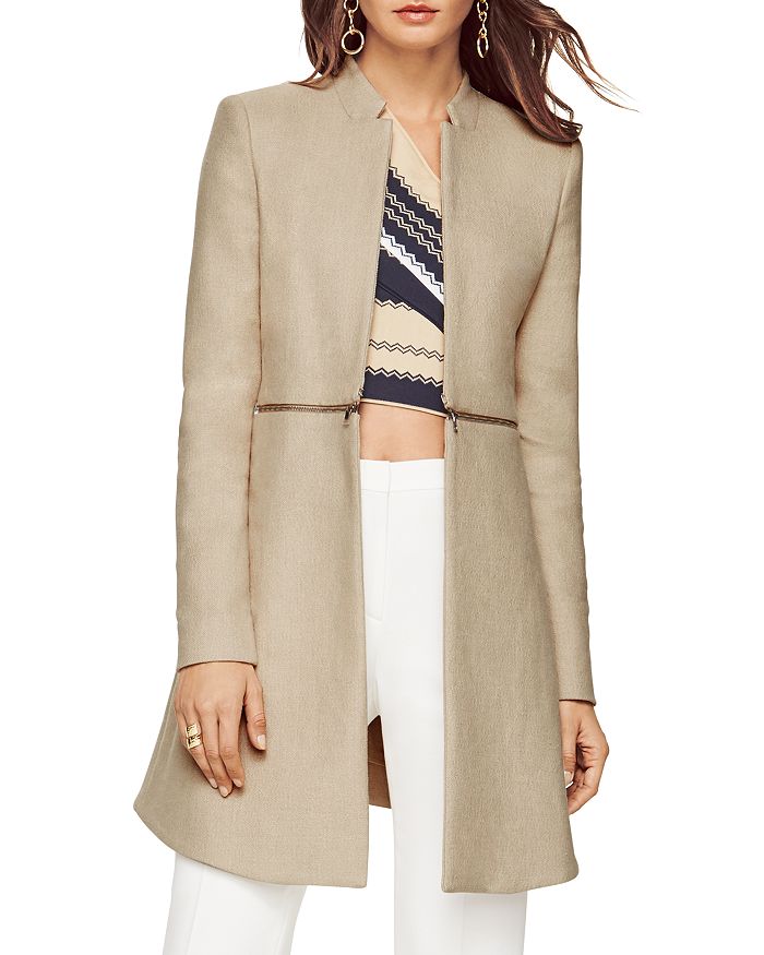 Bcbg arelia coat white deals