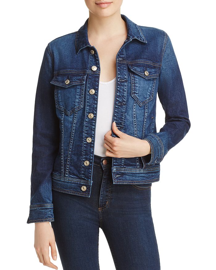 7 FOR ALL MANKIND CLASSIC DENIM JACKET IN EDEN PORT,AU4146991A