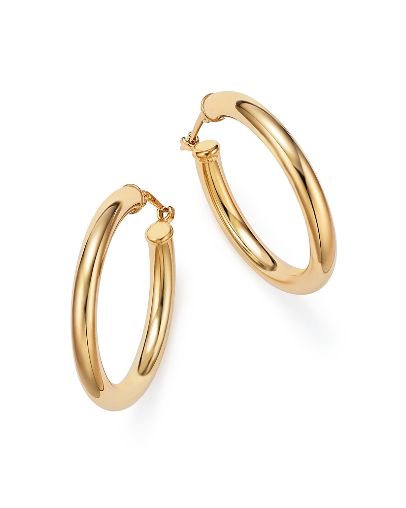 Bloomingdale's Fine Collection 14K Yellow Gold Tube Hoop Earrings