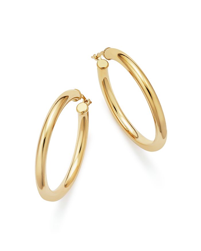 Bloomingdale's 14k Yellow Gold Tube Hoop Earrings - 100% Exclusive